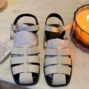 NWT THE DROP LUNA FISHERMAN Strappy Sandals 8